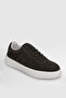 Genuine Leather Comfortable Lace-Up Men's Casual Sneaker Brown Shoes - 2