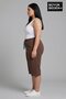 Women's Plus Size Shorts 3Xl-6Xl Relaxed Fit Below Knee Casual Shorts-Spr26Bsrk591 - 2