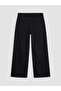 Wideleg Girls' Gabardine Trousers - 3