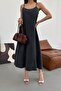 Strappy Tencel Dress Anthracite - 4