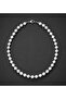 Detachable Three Rows Necklace - Agate Howlite - 2