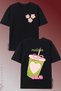 Women's Matcha Club Printed Oversize Crew Neck Cotton Casual Combed Cotton T-Shirt - 3