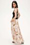Flared viscose-blend skirt - 3