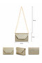 Blush Shimmer Crossbody Bag Gold - 5