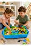 Kids Play Sand Set with Safari Animal Figures, Trees, Volcano & Carry Case – Soft Moldable Sensory Sand Activity Toy - 6