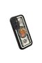 Samsung Galaxy M15 Compatible High Quality Cartoon Printed Impact Resistant Black Silicone Case - 3
