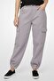 Women Regular Fit Solid Jogger Pants, Light Grey