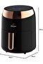 Air Fryer with Digital Touch Screen, 1400W 3.5L Capacity, Timer and Temprature Control, 10 Pre-Set Cooking Programs (ME-AF988)