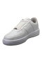 Comfortable Unisex Lace-Up Walking Shoes Casual Sports Shoes White - 3