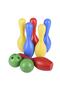 Zuzu Toys Bowling Set 6 Pins 2 Balls Colorful Educational Children's Toy - 2