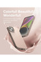 Pink Silicone Case for iPhone 14Plus, 3-Layer Liquid Silicon Soft Touch Protective Cover for iPhone 6.7" | WIDGETS MATRIX - 2