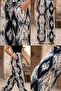 Women's White Black Comfortable Flowy Wide Leg Woven Shalwar 25Kslvh504 - 5