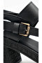 Square Toe Double Strap Thick Vintage Heeled Women's Summer Sandals Shoes - 2