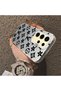 Samsung Galaxy S24 Ultra Compatible Silicone Edge Hard Back Case Couple Phone Case Brand Patterned - 3