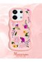 Poco X6 5g Compatible Case Camera Protector Pink Silicone Couple Phone Case Floral Pattern - 2