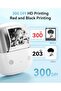 B2 PRO Label Maker Machine, 300DPI HD Thermal Photo Label Printer, Red-Black Dual Color Printing - 4