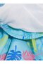 White Printed Boys' Swimsuit Set - 8