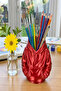 Mont Design Decorative Makeup Brush Organizer and Pen Holder - 3