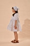 Striped Dress with Bandana Navy Blue - 2