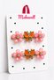 Pearl Flower and Butterfly Detailed Automatic Hair Clips Set of 2 |   Stylish Women's Hair Accessory