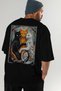 32 Cats for the Sake of Cat Love Printed Black Oversize T-Shirt 100% Cotton Unisex Cat Lover Premium Design - 8