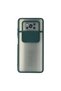 Compatible with Poco X3 Case Palm Frosted Camera Sliding Silicone - Green