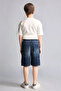 100% Cotton Carpenter Fit Jean Shorts for Boys H7212A826Hs - 5