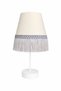 Lünessa | |   White Foot | |   Cream Hat | |   Gray Tassel > Modern Lampshade Tassel Table Lamp Decorative Night Light Bedside Lamp Bedroom Lighting Stylish Home Decor Gift Living Room Above the Console - 3