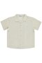 Basic Holiday Collar Shirt for 6-9 Years - Beige - 2