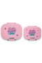 Bento Lunch Box Set of 2 w/ Stainless Steel Water Bottle 445ml – Shine Pink - 4