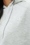 Women's Hooded Crop Gray Melange - 2