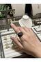 Black Micro Onyx Zircon Stone Sultan Ring - 2