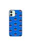 Case compatible with Apple iPhone 12 Mini Silicone Gel Tpu Pattern Stitch Face Pattern