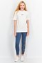 Women Sportswear Fit Brand Logo Outdoor Tee, White - 4