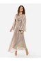 Radiant Twist Drape Evening Maxi Dress - 5