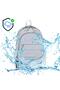 Premium Waterproof Ultra Lightweight Unisex Middle School, High School Schoolbag with Hidden Security Pocket on Back - 3