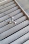 316L Steel Row Star Design Women's Necklace - Pink Enamel Stone - 4