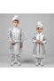 Luxurious Silver Glitter Circumcision Outfit Set - Prince Circumcision Dress with Kaftan