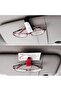 Car Sun Visor Glasses Clip Auto Glasses Holder with Latch Practical Organizer Apparatus 2Pcs - 4
