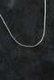 316L Steel Silver Color Thin Venetian Chain Model Men's Necklace