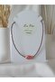 Salmon Ceramic Fish Necklace Women Crystal Lilac Beads Necklace Short Choker - 7