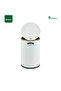 Matt White Steel Round Step Bin 9L - 2