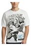Men’s Captain America Sketch Graphic T-Shirt – White - 3