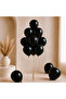 Black Color Latex Pastel Balloon (30 cm) - 12 Pieces - 2