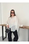 Flying Cape Blouse Transparent Chiffon Oversize Stylish Summer Blouse - 5