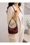 Women's Bordro Patent Leather Handbag Mini Baguette Model Shiny Daily Handbag En 20 Size 12