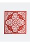 Alita City Lcw Modest White Satin Patterned Women's Shawl with a Difference - 2