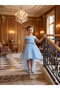 Girl's Special Occasion Dress with Bow on the Back and Tail - 2
