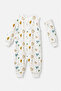 Removable Sleeves Zippered Sleeping Bag 1-8 Years Old Flannel 4 Seasons 2701 - 4