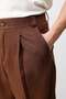 Tile High Waist Pleated Relax Fit Men's Trousers - 5